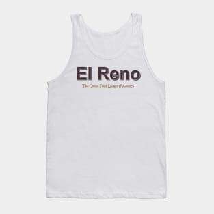 El Reno Grunge Text Tank Top